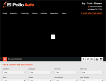 Tablet Screenshot of elpolloauto.com